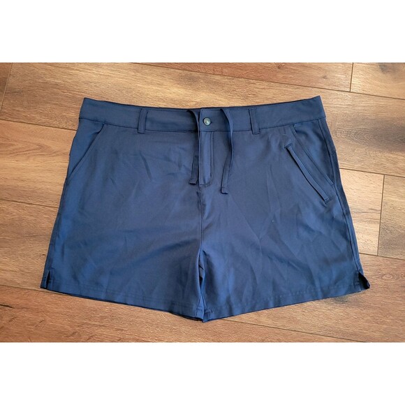 Magellan Womens XXL Shorts Blue Classic Fit 5 Pocket Outdoor 5 1/2" Inseam 2XL - Picture 1 of 13